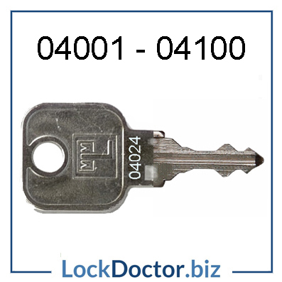 4001 to 4100 MLM Lehmann key - replacement keys cut to code from lockdoctor.biz