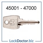 45001 to 47000 EUROLOCKS replacement Euro Lock key next day from lockdoctorbiz