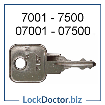 7001 to 7500 MLM Keys Lehmann replacement keys