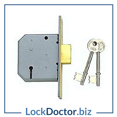 KM3294 UNION 2177 3 Lever 64mm Deadlock Keyed Alike with keys and step by step fitting instructions on how to change the lock