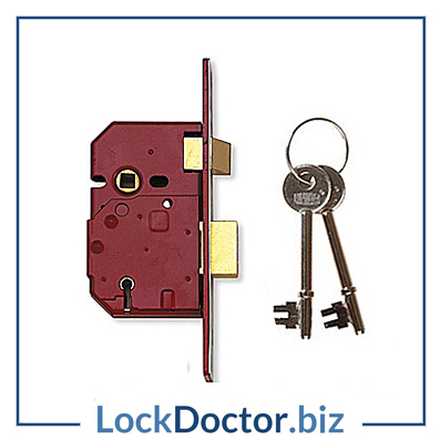 KML12479 UNION 2234E 5 Lever 64mm Sashlock with keys and fitting instructions from lockdoctorbiz