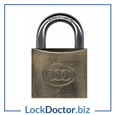 KMTRI50 Tricircle 50mm Heavy Duty Locker Padlock KEYED TO DIFFER with 3 keys each available NEXT DAY from lockdoctorbiz