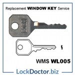 WL005 WMS KB104 HD SKS KWL18 Window Key 303A from wwwlockdoctorbiz