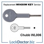 WL006 Chubb Hex Profile 8K101K HD SKS Window Key available next day from lockdoctorbiz