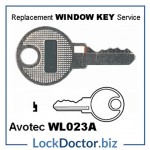 WL023A Avocet AVF1 Falcon Window Key HD SKS KWL34 available next day from lockdoctorbiz