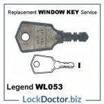 WL053 Premier Legend F4 HD SKS KWL23 Window Key available next day from lockdoctorbiz