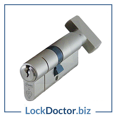 KMAS10162 ASEC Kitemarked 80mm Euro Thumbturn Cylinder with 3 keys each from Lockdoctorbiz