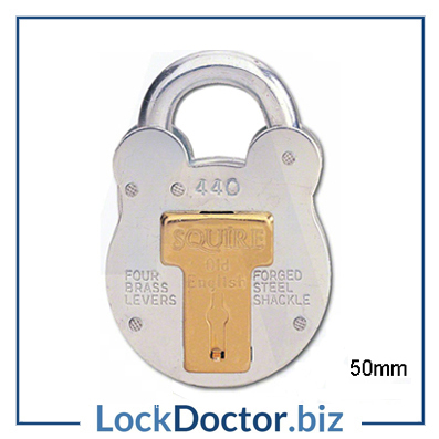 KM751 50mm Old English 440 Padlock from Lockdoctorbiz