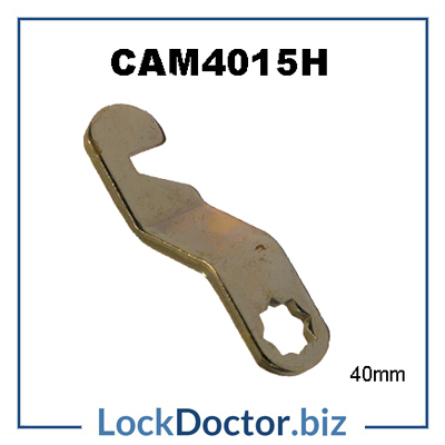 CAM4015H OFFSET HOOK CAM measured from the middle of the star to the NOTCH cranked with a 9mm drop to suit LF England and Baton