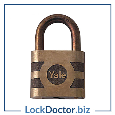 KM2733 64mm YALE 850 & 870 Open Shackle Bronze Padlock