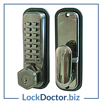 KML12173 - CODELOCKS CL255KO Series Digital Lock With Key Override