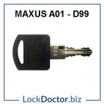 Replacement Maxus B Key for Maxus Camlocks