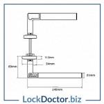 UNION E1200 Codehandle Battery Operated Digital Lock