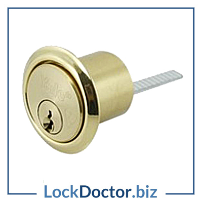 KMYLX5PB YALE X5 BRITISH STANDARD Rim Cylinder Polished Brass