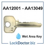 L&F COIN RETURN KEYS AA12001 to AA13049 for WET AREAS