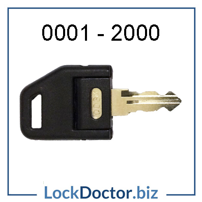 CHINESE IMPORTED KEY 0001-2000 for STEELCASE