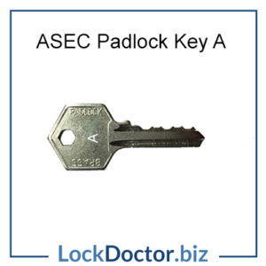 ASEC PADLOCK KEY A