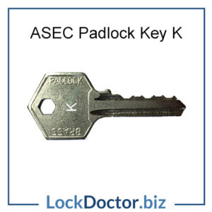 ASEC Padlock Key K