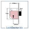 Chubb 3G114E Technical Drawing