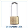 KMAS2511 ASEC KA Long Shackle Brass Padlock (keyed alike)