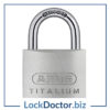 KML21624 ABUS Titalium 64TI Series 60mm Open Shackle Padlock KA