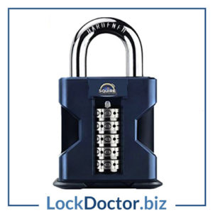 KML21684 SQUIRE SS50 Stronghold Open Shackle Recodable Combination Padlock