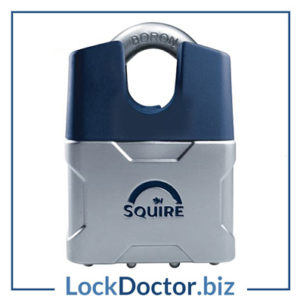 KML27224 SQUIRE Vulcan Closed Boron Shackle Padlock Key Locking