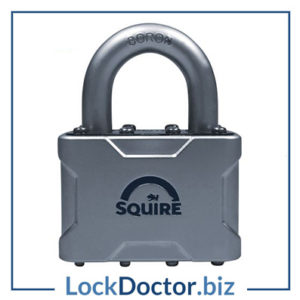 KML27226 SQUIRE Vulcan Open Boron Shackle Padlock Key Locking