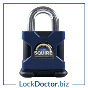 KML8645 SQUIRE SS50S Stronghold Steel 6 Pin Open Shackle Padlock