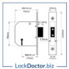 UNION 2177 Deadlock Technical Drawing