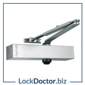 KML27521 UNION RETRO V Size 3-4 Overhead Door Closer