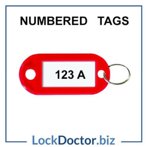 Numbered Key Tags