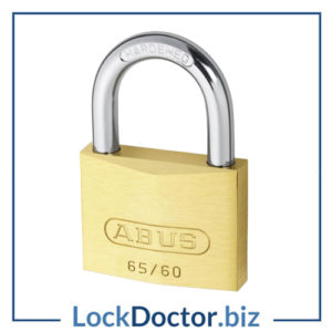 ABUS 6560 Brass Padlock Keyed Alike 6601